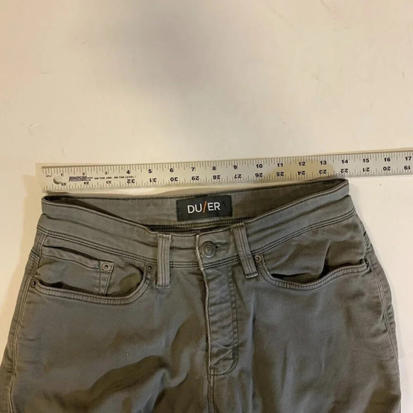 DU/ER Men's No Sweat NX2 5 Pocket Stretch Cotton Taper Denim Jeans Size 28‎ - Picture 9 of 14
